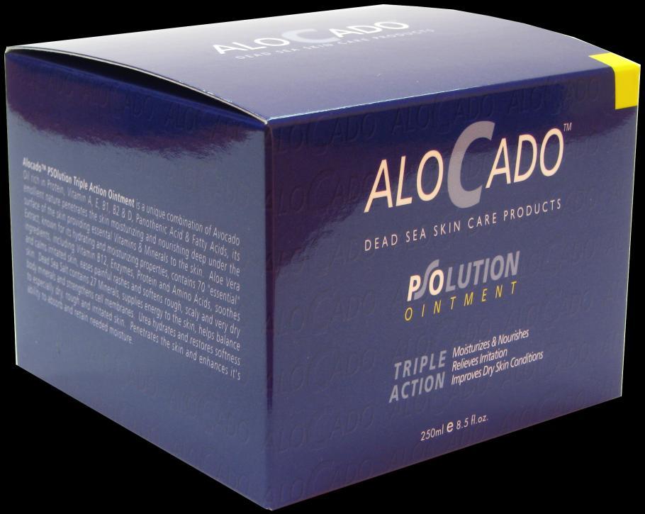 Alocado PSOlution Triple Action Ointment For Very Dry Irritated Skin 1. Moisturizes & Nourishes 2. Relieves Irritation 3.