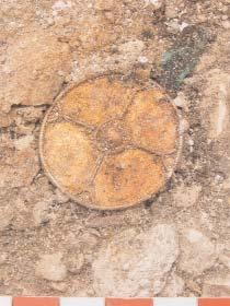 5m (Trench D) was excavated in the north area of the hexagonal feature.