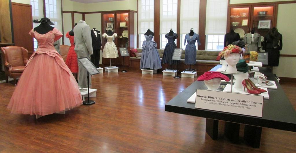 Missouri Historic Costume and Textile Collection: 1967 2017 The Missouri Historic Costume and Textile Collection (MHCTC) has preserved local and regional dress and textile history since 1967.