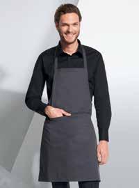 WORKWEAR, TROUSERS & FOOTWEAR 01744 GRAMERCY Long apron with pocket Polycotton 190 190 gsm 65% polyester - 35%