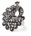 52140 PE Gunmetal plated earrings. 8mm Hematite glass pearls. NZ$15 52139 PE Gunmetal plated earrings.