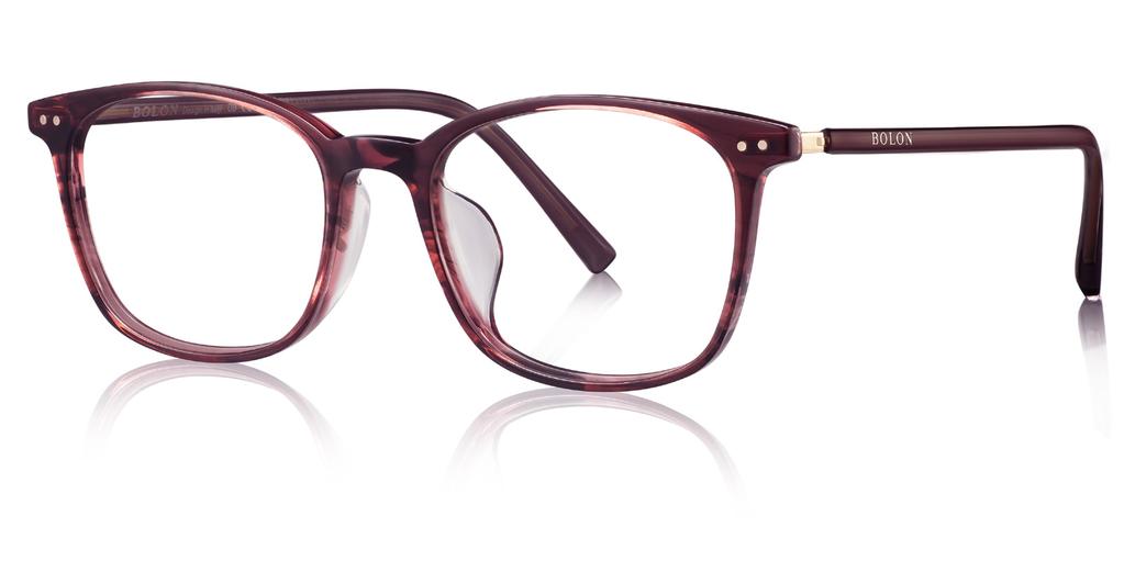 BJ3023 Lightweight acetate frame with specially-designed temples. Comfort-wearing experience.