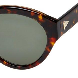 NICKLE FREE COATING allergy-free coating CR39 LENS clarity and protection ADJUSTABLE NOSE PADS for a tailored fit ACETATE sass & bide frames are hand-crafted from cellulose acetate, a plantderived