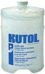 SANITIZERS 507 Santi-Gel Instant Hand Sanitizer (2% Alcohol) Flat-Top Gallon 8209 Foaming Instant Hand Sanitizer (No alcohol) Pour-Top