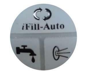 Operating Instructions for i-fill System (Auto Fill) (Auto Fill is a Factory Installed Option) Step #1) LIFT AND TURN chrome handle for Hot/Cold water valve located in front of spa.