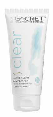ACTIVE CLEAR FACIAL WASH* A creamy facial cleanser infused with a combination of