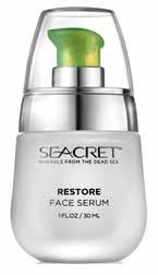RESTORE AGE-DEFYING FACE SERUM Restores fullness with this advanced blend of peptides and Dead