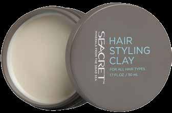 HAIR STYLING CLAY This light-weight styling product provides a strong yet flexible hold for easy hair molding.