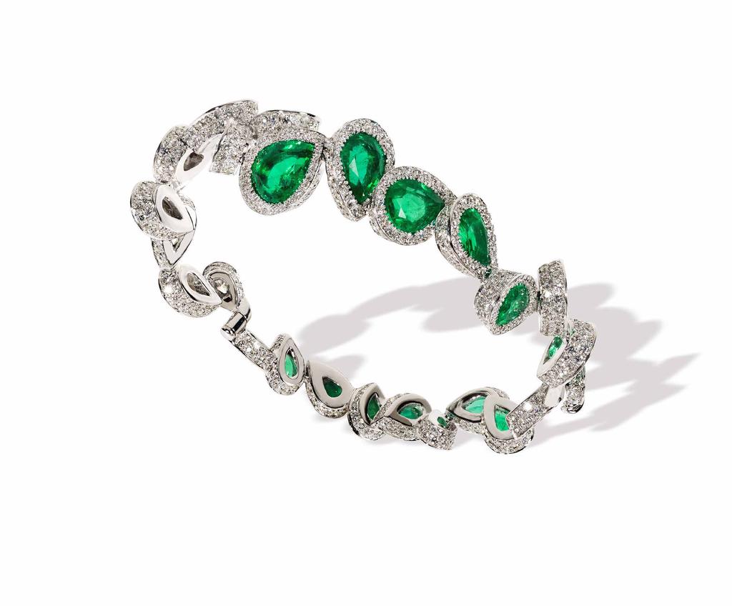 They say the color green brings luck wear this emerald bracelet and see what happens.