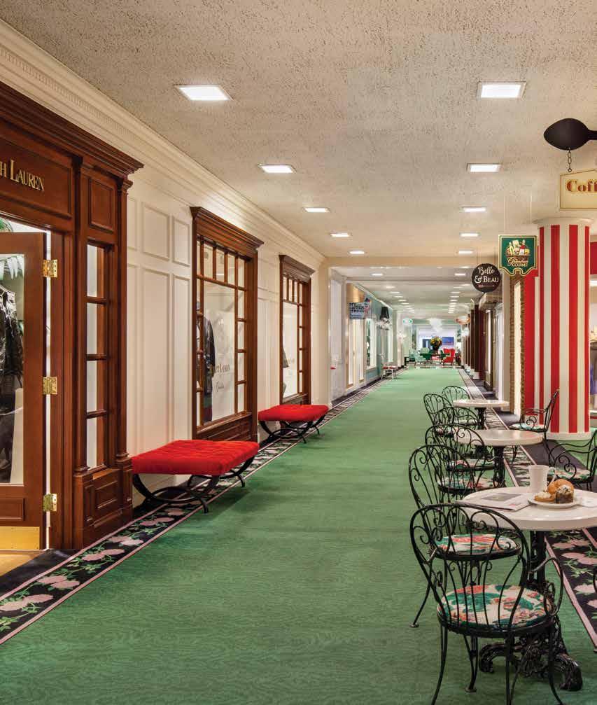 T he Greenbrier shopping experience is as luxurious as staying here.