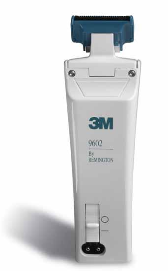 The corded 3M Surgical Clipper by Remington 9603 provides continuous operation for longer preps and can be used as a dependable