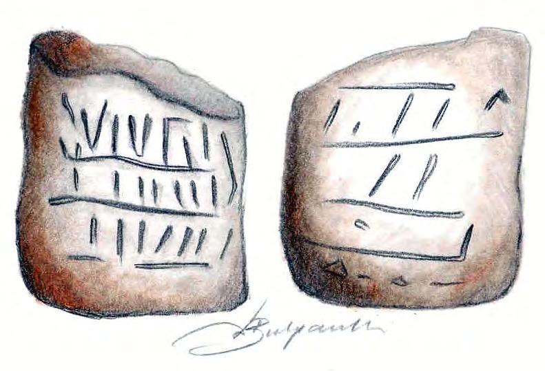 In the Turdaș culture, the system of numbering or quantification was put in use during the production of vessels (since the incision of pectiniform signs generally took place before firing) on the