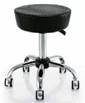 500mm to 630mm Assisted posture without backrest Diameter round 440mm*340mm Five star base with