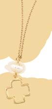 pendant accented with a single pearl bead