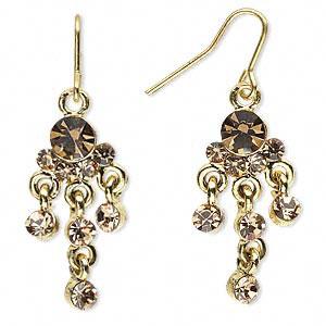 #AFME511 Earrings, silversilver-plated pewter and rhinestones, pink,