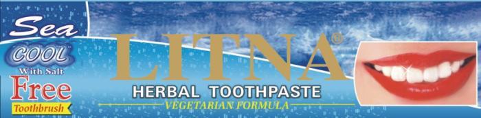6. LITNA SEA COOL HERBAL TOOTHPASTE. This is an excellent way to effectively remove stains from your teeth when used regularly.