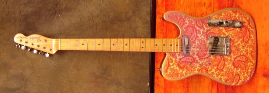 Also, Fender Guitars made a Pink Paisley version of their Telecaster guitar, by