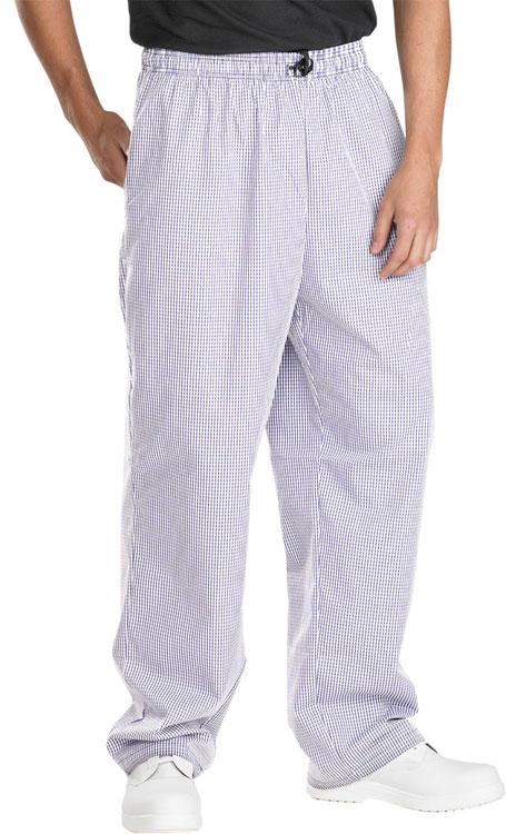 CHEFS TROUSERS SMALL CHECK 65% Polyester 35%