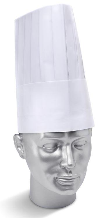 DISPOSABLE CHEFS HAT 9" 9" Pleated Disposable Hat Packs of