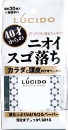 Under the Lúcido brand, we stepped up measures to counter the distinctive middle-aged body odor, launching an additional ice- type body paper product that can be used for the scalp.
