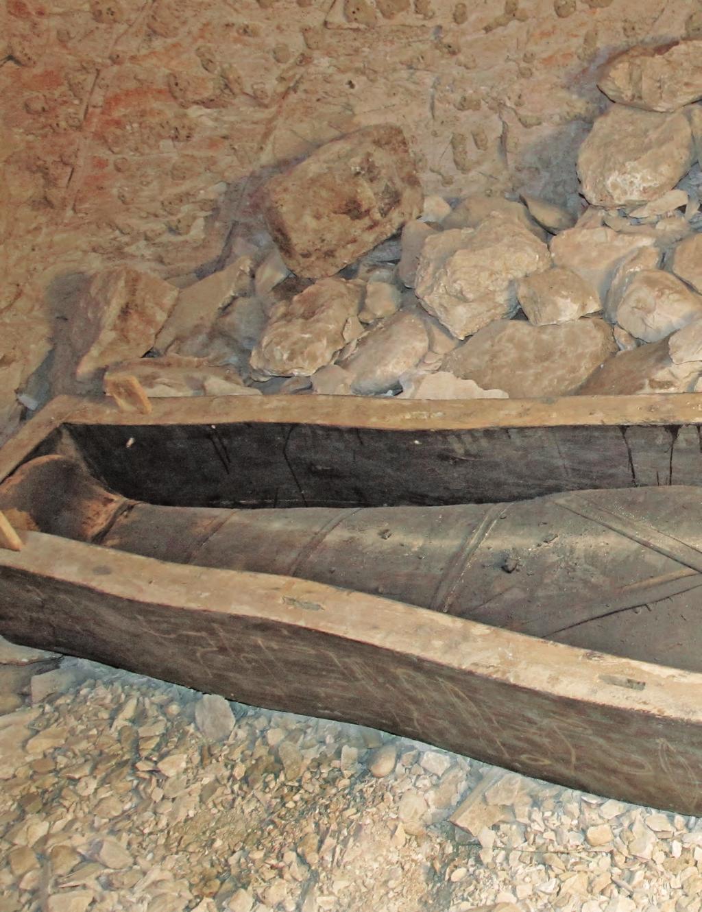 The in situ undisturbed mummy of