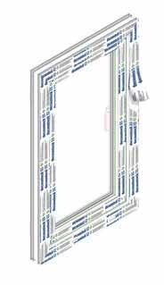 COMPONENTS ON THE WINDOW Deceuninck window systems are consisted of PVC profiles and the following