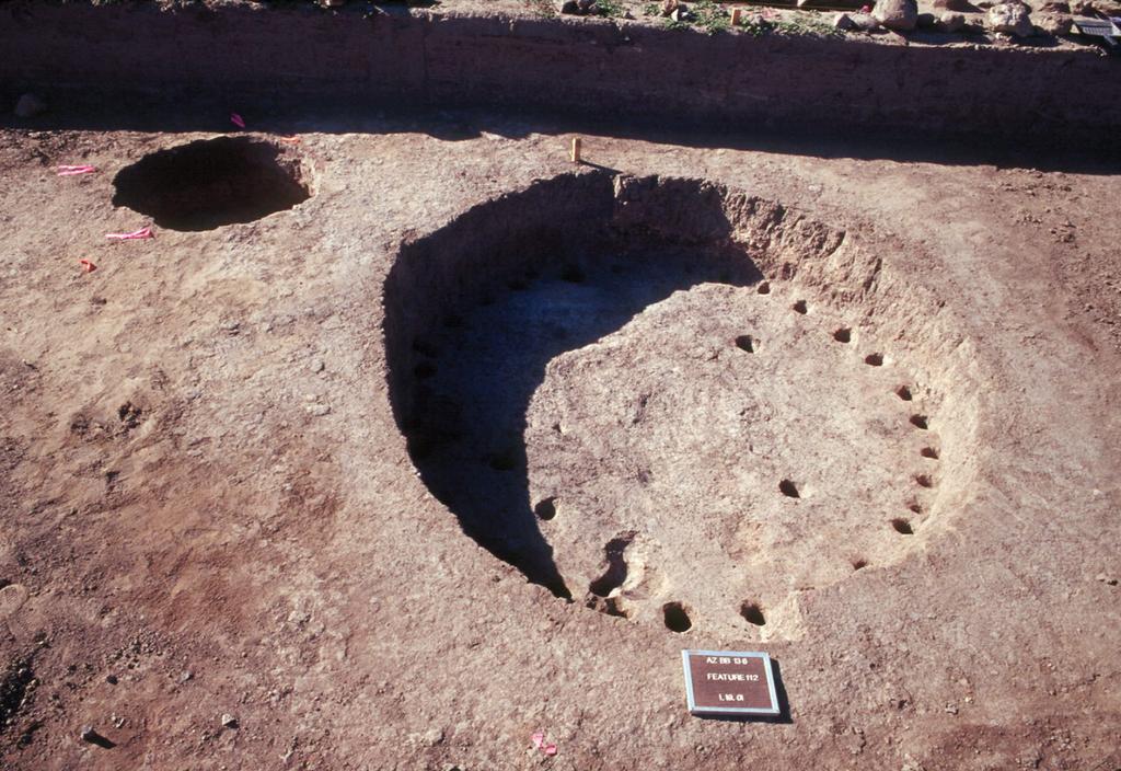 4.22 Chapter 4: Part 1. San Agustín Mission Locus, the Clearwater Site, AZ BB:13:6 (ASM) within the feature fill and might suggest a wattle-and-daub construction.
