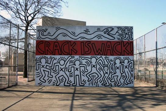 Throughout his career, Haring devoted much of his time to public works, which often carried social messages.