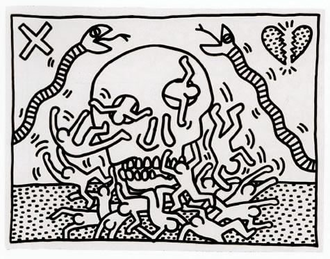 Haring was diagnosed with AIDS in 1988.