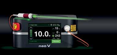 Optimal Portability Unparalleled Design, Innovation, and Craftsmanship The neov laser is unique.
