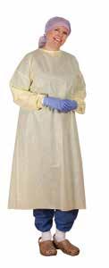 lenght 135 cm, L REF 2735 Yellow, lenght 145 cm, XL Isolation gown, with knitted cuffs REF 2737 Yellow, lenght 133 cm Pack count: