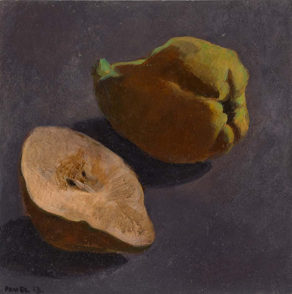 Page 39/49 PAVEL FEINSTEIN Two Pears Painting mixed media on panel Panel 30 x 30