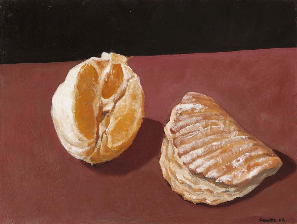 Page 42/49 PAVEL FEINSTEIN Orange and Apple Turnover Painting mixed media on panel Panel