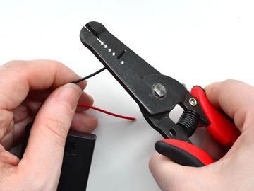 You can discard the connector half. Make sure no batteries are in the holder!