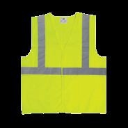 HI-VIS VESTS Non-Rated Mesh Fabric Safety Vests 2 Prismatic