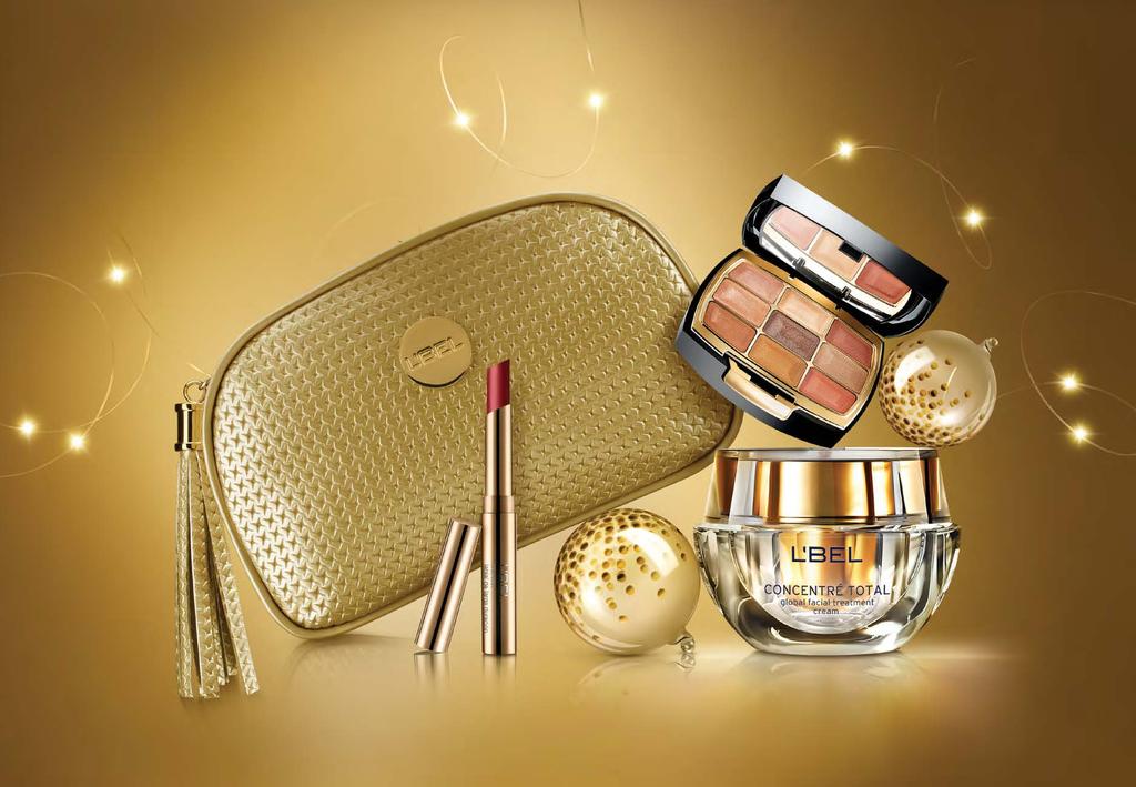 Do everything for your skin Gift for you Infini LIpstick (.07 oz.; in Rouge), Chromatique (.31 oz., in Bronze Palette) and Lucie toiletry bag with purchase of Concentré Total Face. Total value $76.