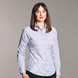 NUALA & STRIPE BLOUSE Fitted blouse, with