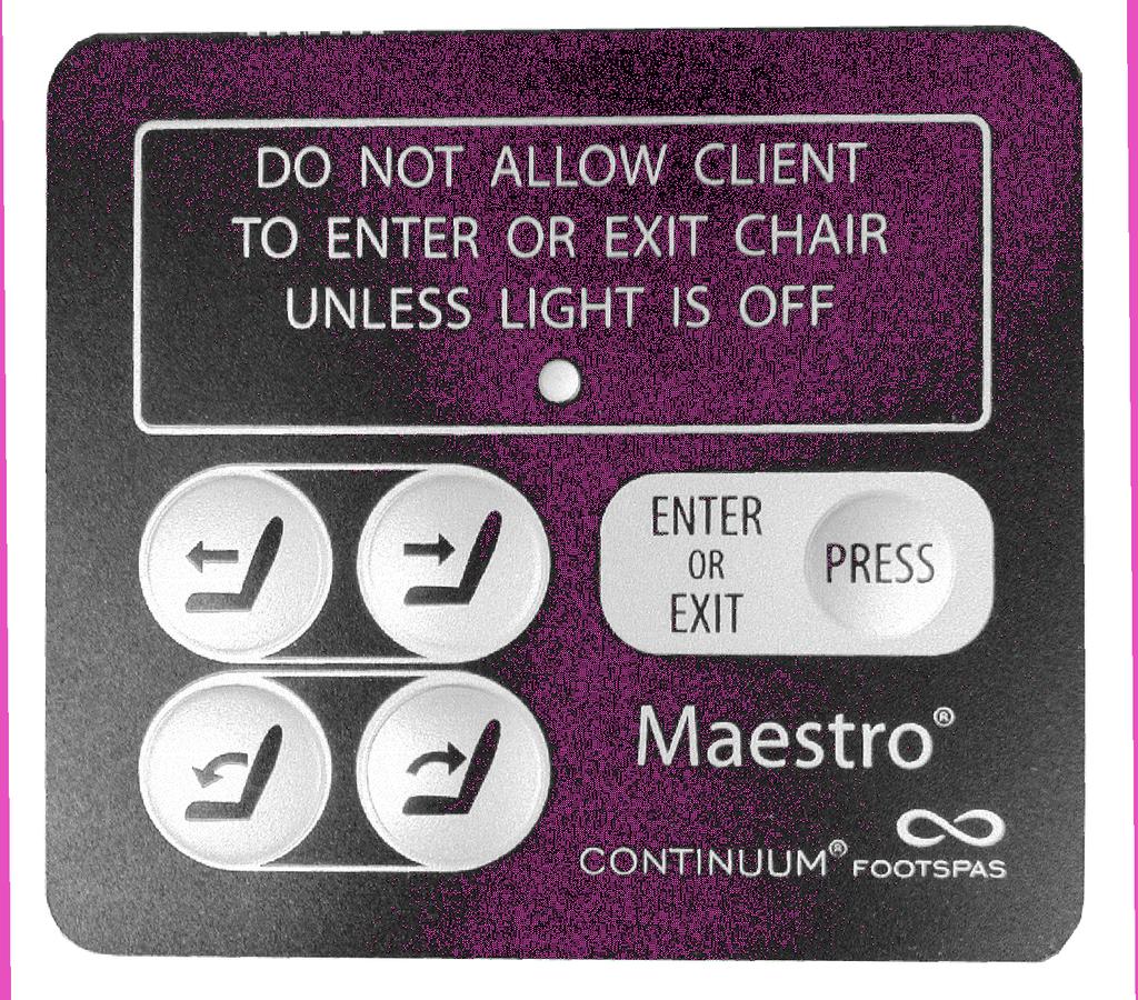 When entering: Lift the lever allowing the chair to swivel either left or right.