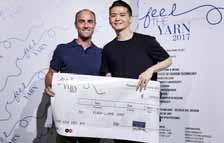 Winner of international knitwear competition selected Yuan-Lung Kao, a student at Royal College of Art, has won the eighth edition of Feel the Yarn, the competition for international creative young