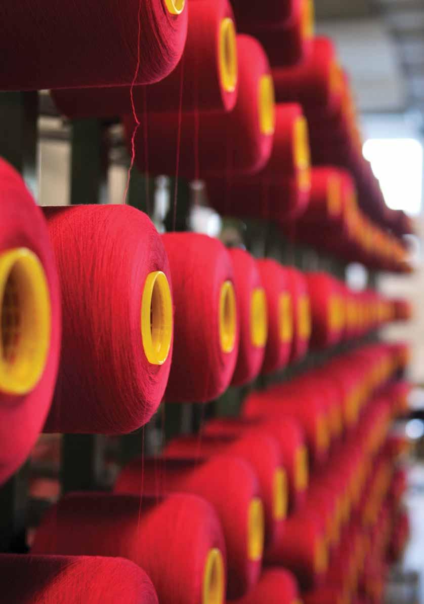 Indian Yarn & Fabric industry Optimistic about future growth The textile industry is the largest industry of modern India.