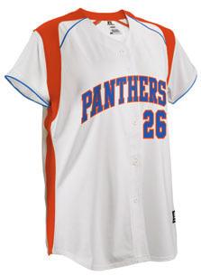 front and sleeve end "R RUSSELL" logo center Body, sleeves and upper body inserts White Neck / shoulder inserts & side panels Burnt Orange Piping Royal Blue Price of decorated jersey as shown: $186.