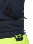 The waistband is higher at the back, to better protect against the cold. Fly with zip. Front pockets. Back pockets with reinforcement, flap and hidden press studs.