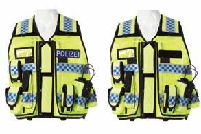 Index I Fluro vest / high visibility vest orange 01 Luminous reflective vest / warning vest "POLICE" 01 Luminous reflective vest /