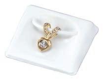 Oro-Lite pads attractively display rings, earrings, pendants,