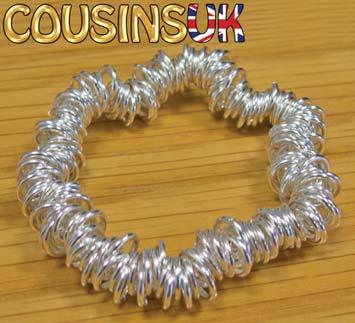 90 SILVER CHAINS - READY MADE IDENTITY BRACELETS Identity Bracelets Identity Bracelets - Silver 925 Sterling Silver Curb Diamond Cut 8½ (213mm) Overall Length Identity