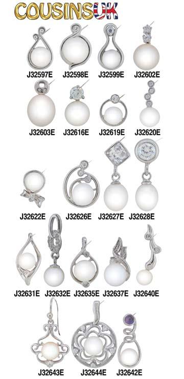 10 J32600E Cultured Pearl Earrings PAIR 6.95 J32615E Cultured Pearl Earrings PAIR 6.95 J32617E Cultured Pearl Earrings PAIR 6.95 J32618E Cultured Pearl Earrings PAIR 6.