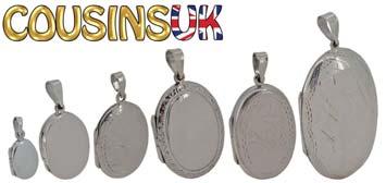Pendants Lockets - Silver - Heart Shaped Plain or Patterned Hearts Hinged Various Sizes Luxury Quality Keep memories or loved ones photos or small trinkets safe J31613 13 x 13mm (Patterned) Heart