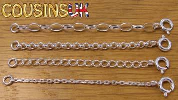 CHAINS, BRACELETS, BANGLES & NECKLACES Silver colour J4412 Gold Colour Chain Hooks PACK*100 4.12 J4413 Silver Colour Chain Hooks PACK*100 4.