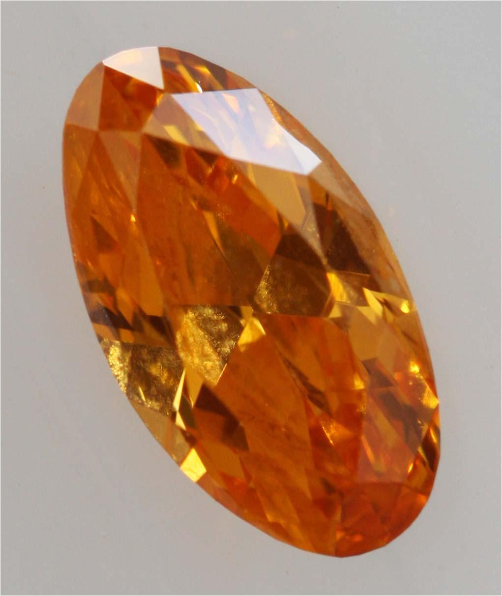 Orange Diamonds Nitrogen is thought to be involved in the color process of Orange Diamond, but there has been no conclusive scientific evidence.