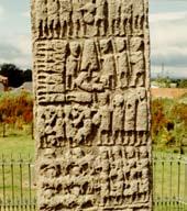 They were the people living in the north and east of Scotland between AD 300 and 900 but we don t know for sure that they carved it. We re not sure exactly what this stone was for.